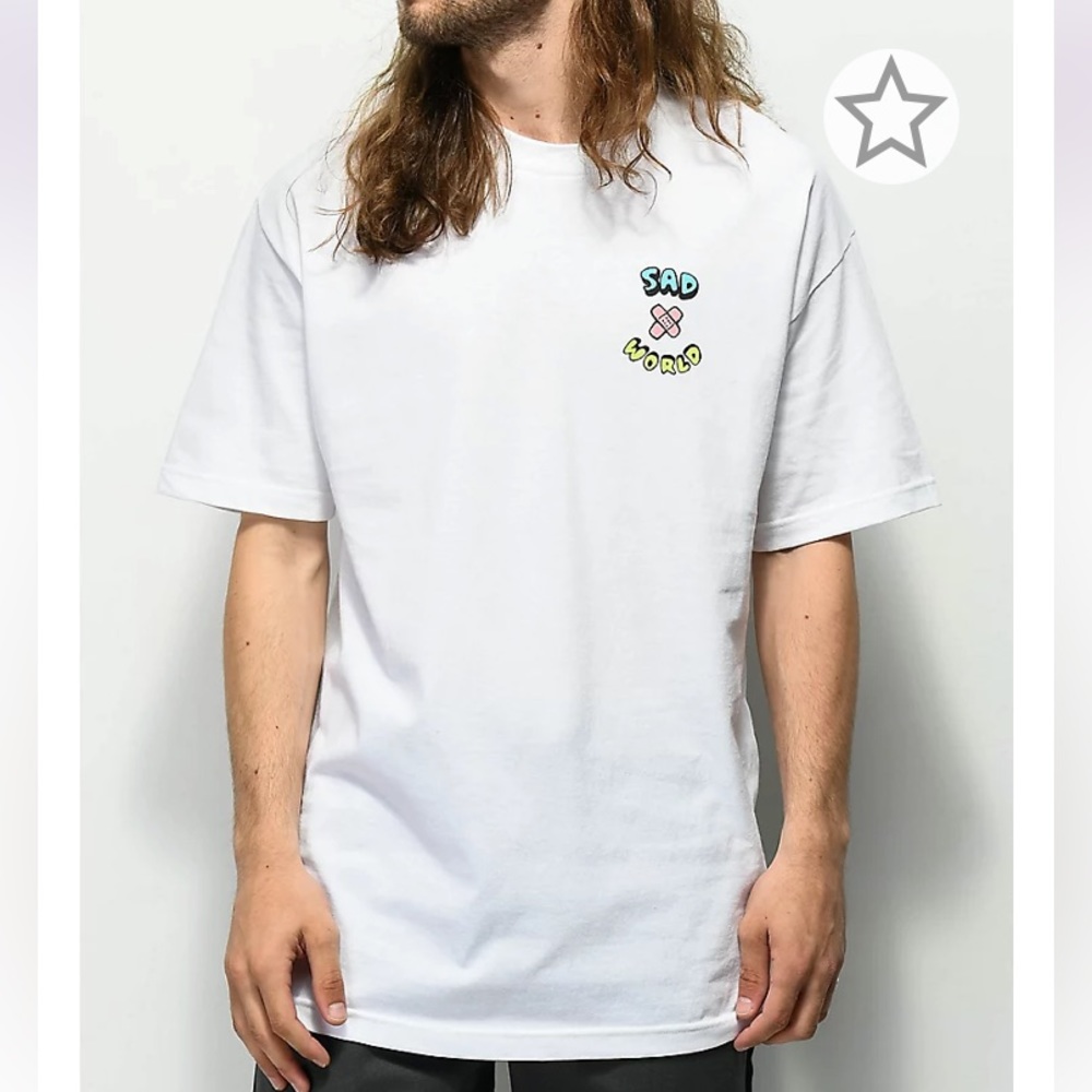 A-LAB Sad Sad World T-Shirt - Picture 3 of 8